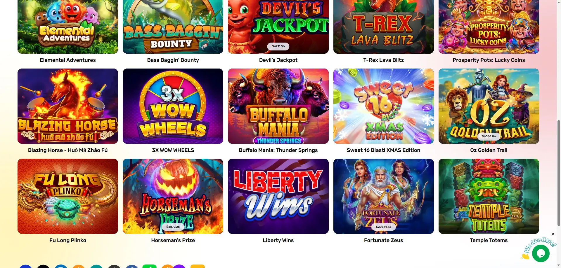 Dream Royale Casino slot games NZ &mdash; RTG classic and progressive slots